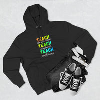 Load image into Gallery viewer, "Teach Compassion. Teach Kindness. Teach Confidence." 3 - Lane Seven LS14001 Premium Hooded Sweatshirt
