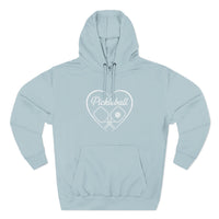 Load image into Gallery viewer, "Pickleball With Heart" 3 - Lane Seven LS14001 Premium Hooded Sweatshirt