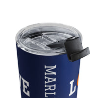 Load image into Gallery viewer, "Love Pickleball" 1 - Orange - Tumbler 10oz - PERSONALIZED