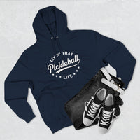 Load image into Gallery viewer, "Livin' That Pickleball Life" 2 - Lane Seven LS14001 Premium Hooded Sweatshirt