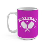 Load image into Gallery viewer, "Pickleball Crossed Paddles" 1 - Ceramic Mug 15oz - PERSONALIZED