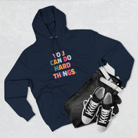 Load image into Gallery viewer, "You Can Do Hard Things" 1 - Lane Seven LS14001 Premium Hooded Sweatshirt