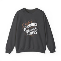 Load image into Gallery viewer, "Coffee Scrubs &amp; Rubber Gloves" 8 - Gildan 18000 Crewneck Sweatshirt