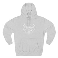 Load image into Gallery viewer, "Pickleball With Heart" 3 - Lane Seven LS14001 Premium Hooded Sweatshirt