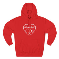 Load image into Gallery viewer, "Pickleball With Heart" 3 - Lane Seven LS14001 Premium Hooded Sweatshirt