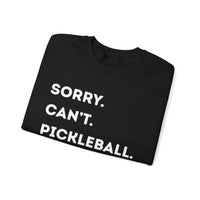 Load image into Gallery viewer, "Can't Pickleball" 3 - Sorry Can't Pickleball Bye - Gildan 18000 Crewneck Sweatshirt