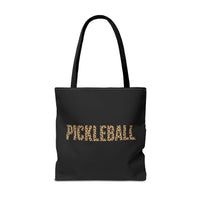 Load image into Gallery viewer, "Pickleball Leopard" 2 - Canvas Tote 18" x 18"