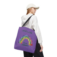 Load image into Gallery viewer, "Choose Kindness" 3 - Canvas Tote 18" x 18" - PERSONALIZED