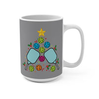Load image into Gallery viewer, "Pickleball Christmas Tree" 4 15 oz Ceramic Pickleball Gift