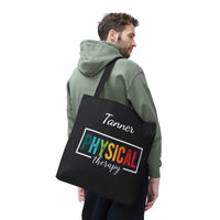 Load image into Gallery viewer, "Physical Therapy" 08a - Canvas Tote 18" x 18" - PERSONALIZED