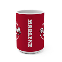 Load image into Gallery viewer, "Livin' That Pickleball Life" 2 - Ceramic Mug 15oz - PERSONALIZED