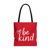Load image into Gallery viewer, "Be Kind" 1 - Canvas Tote 18" x 18"