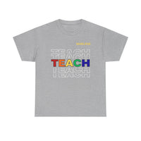 Load image into Gallery viewer, "Teach" Repeat 2 - Gildan 5000 Heavy Cotton Tee - PERSONALIZED