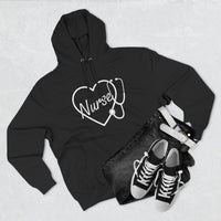 Load image into Gallery viewer, "Nurse Heart Stethoscope" 4 - Lane Seven LS14001 Premium Hooded Sweatshirt