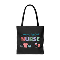 Load image into Gallery viewer, "Licensed Practical Nurse" 1 - Canvas Tote 18" x 18" - PERSONALIZED
