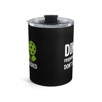 Load image into Gallery viewer, "Dink Responsibly Don't Get Smashed" 2 - Tumbler 10oz - PERSONALIZED
