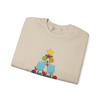 Load image into Gallery viewer, "Pickleball Christmas Tree" 1 - Gildan 18000 Crewneck Sweatshirt