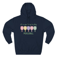 Load image into Gallery viewer, "It's a Good Day To Play Pickleball" 1 - Lane Seven LS14001 Premium Hooded Sweatshirt