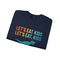 Load image into Gallery viewer, "Let's Eat Kids. Let's Eat, Kids." 1 - Gildan 18000 Crewneck Sweatshirt