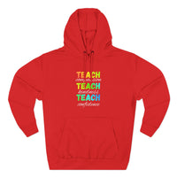 Load image into Gallery viewer, "Teach Compassion. Teach Kindness. Teach Confidence." 3 - Lane Seven LS14001 Premium Hooded Sweatshirt