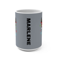 Load image into Gallery viewer, "Pickleball Paddle Santa Hat" 1 - Ceramic Mug 15oz - PERSONALIZED