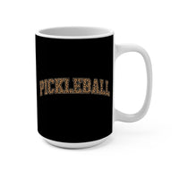 Load image into Gallery viewer, "Pickleball Leopard" 1 15 oz Mug Ceramic Pickleball Gift
