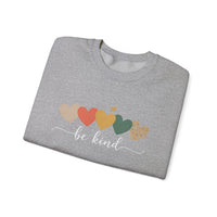 Load image into Gallery viewer, "Be Kind Hearts" 1 - Gildan 18000 Crewneck Sweatshirt