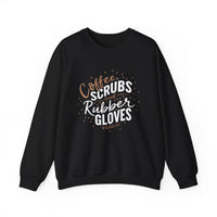 Load image into Gallery viewer, "Coffee Scrubs &amp; Rubber Gloves" 8 - Gildan 18000 Crewneck Sweatshirt