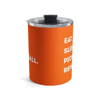 Load image into Gallery viewer, "Eat Sleep Pickleball Repeat" 1 - Tumbler 10oz - PERSONALIZED