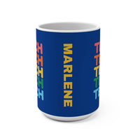 Load image into Gallery viewer, "Teach" Repeat 1 - Ceramic Mug 15oz - PERSONALIZED