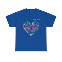 Load image into Gallery viewer, "Nurse Heart Tools" 2 - Gildan 5000 Heavy Cotton Tee - PERSONALIZED