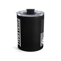 Load image into Gallery viewer, "Pickleball Flag" 1 - Tumbler 10oz - PERSONALIZED