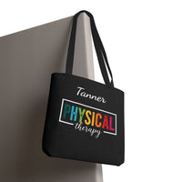 Load image into Gallery viewer, "Physical Therapy" 08a - Canvas Tote 18" x 18" - PERSONALIZED