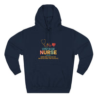 Load image into Gallery viewer, "Vintage Nurse" 1 - Lane Seven LS14001 Premium Hooded Sweatshirt