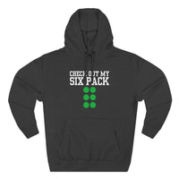 Load image into Gallery viewer, "Check Out My Six Pack" 1 - Lane Seven LS14001 Premium Hooded Sweatshirt