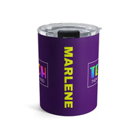 Load image into Gallery viewer, "Teach Them To Be Kind" 2 - Tumbler 10oz - PERSONALIZED