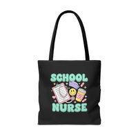 Load image into Gallery viewer, "School Nurse" 1 - Canvas Tote 18" x 18" - PERSONALIZED