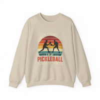 Load image into Gallery viewer, "That's What I Do I Play Pickleball and I Know Things" 1 - Gildan 18000 Crewneck Sweatshirt