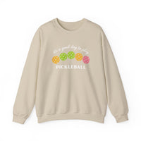 Load image into Gallery viewer, "It's a Good Day To Play Pickleball" 2 - Gildan 18000 Crewneck Sweatshirt
