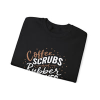 Load image into Gallery viewer, "Coffee Scrubs &amp; Rubber Gloves" 8 - Gildan 18000 Crewneck Sweatshirt
