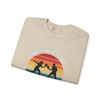 Load image into Gallery viewer, "That's What I Do I Play Pickleball and I Know Things" 3 - Gildan 18000 Crewneck Sweatshirt