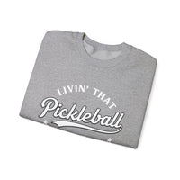 Load image into Gallery viewer, "Livin' That Pickleball Life" 2 - Gildan 18000 Crewneck Sweatshirt