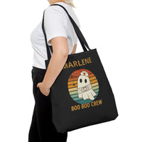 Load image into Gallery viewer, "Boo Boo Crew" 1 - Canvas Tote 18" x 18" - PERSONALIZED