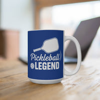 Load image into Gallery viewer, "Pickleball Legend" 1 - Ceramic Mug 15oz - PERSONALIZED