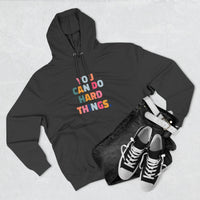 Load image into Gallery viewer, "You Can Do Hard Things" 1 - Lane Seven LS14001 Premium Hooded Sweatshirt