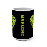 Load image into Gallery viewer, "Pickleballs Heart" 1 - Ceramic Mug 15oz - PERSONALIZED