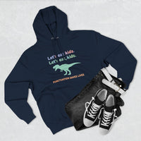 Load image into Gallery viewer, "Let's Eat Kids. Let's Eat, Kids." 2 - Punctuation Saves Lives - Lane Seven LS14001 Premium Hooded Sweatshirt