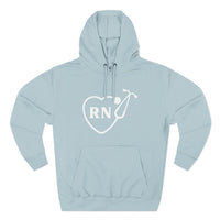 Load image into Gallery viewer, "RN Stethoscope Heart" 1 - Lane Seven LS14001 Premium Hooded Sweatshirt