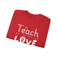Load image into Gallery viewer, "Teach Love Inspire" 2 - Gildan 18000 Crewneck Sweatshirt