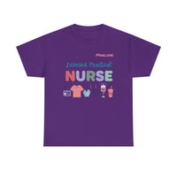 Load image into Gallery viewer, "Licensed Practical Nurse" 1 - Gildan 5000 Heavy Cotton Tee - PERSONALIZED